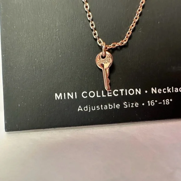 The Giving Keys Rose Gold Key Necklace - Picture 5 of 6